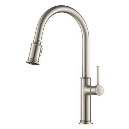 Daniel Kraus Kraus KPF-1680SFS KRAUS Sellette Single Handle Pull Down Kitchen Faucet with Dual Function Sprayhead in all-Brite™ Spot Free Stainless Steel Finish KPF-1680SFS